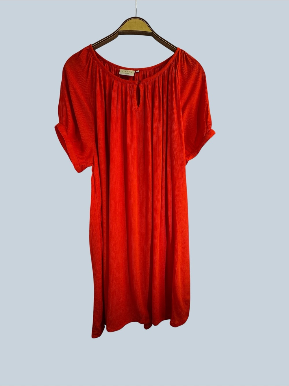 Kaffe Curve Women’s Orange Textured Tunic Shift Size 44  XL/16